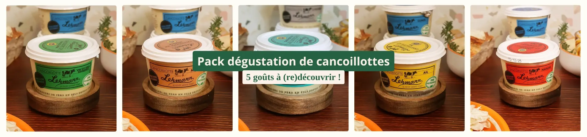 pack degustation cancoillottes metton jura fromage