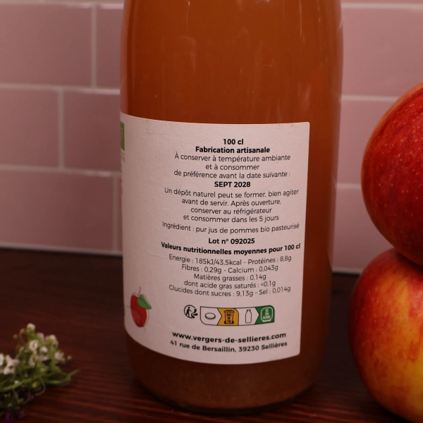 Jus de Pomme Bio Du JURA - Image 3