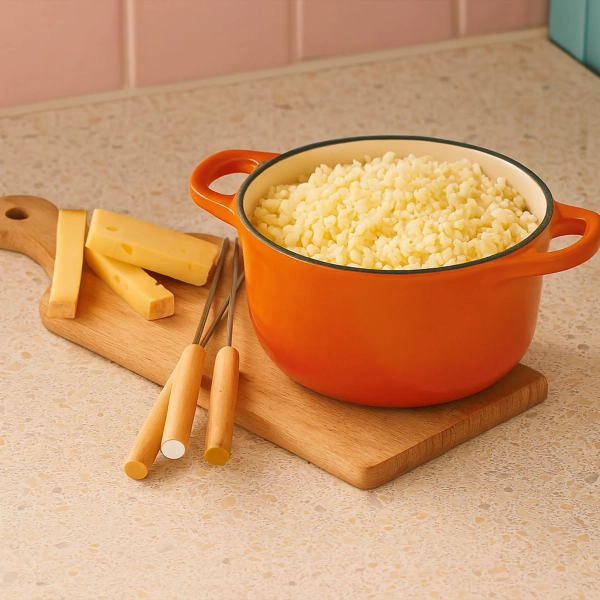 Préparation pour Fondue