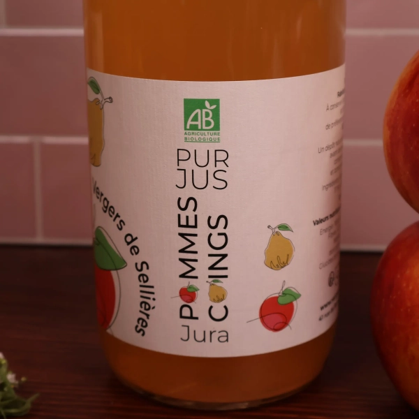 Jus de Pomme Coing Bio Du JURA - Image 2