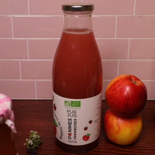 Jus de Pomme Framboise Bio Du JURA - Image 1